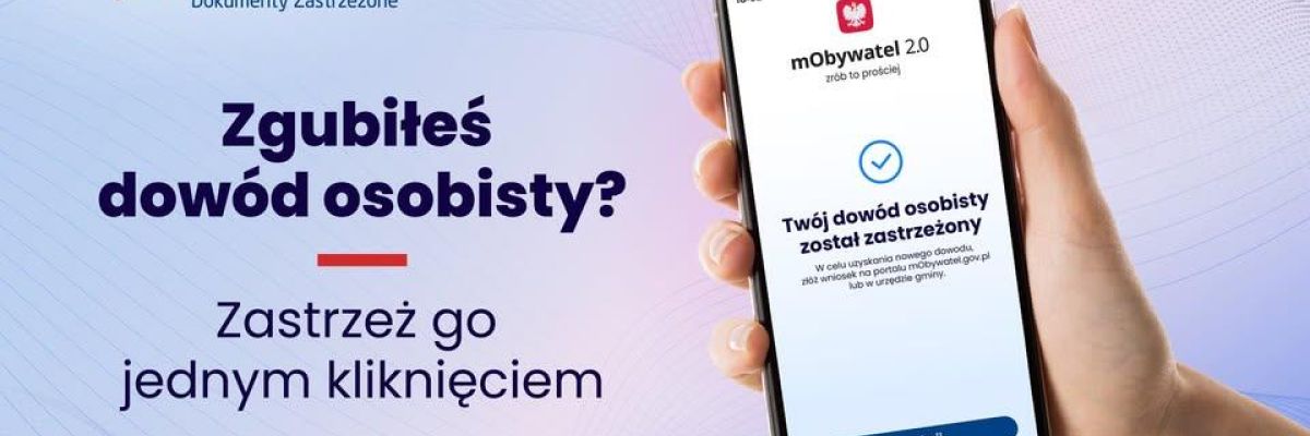 Zastrzeżenie dowodu osobistego w mObywatelu